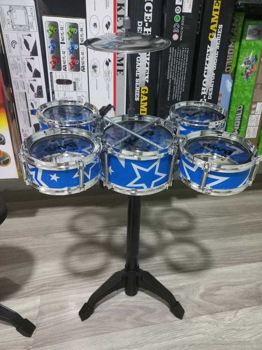 Детский набор Барабанов из 6 предметов музыкальная установка ударные