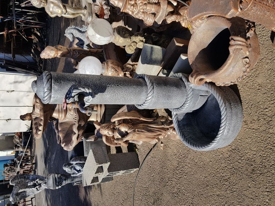 Pompa apa din beton/cismea beton (argintiu) pompa apa beton