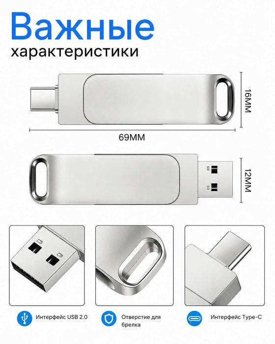 USB Flash накопитель YERVIEW 64 ГБ