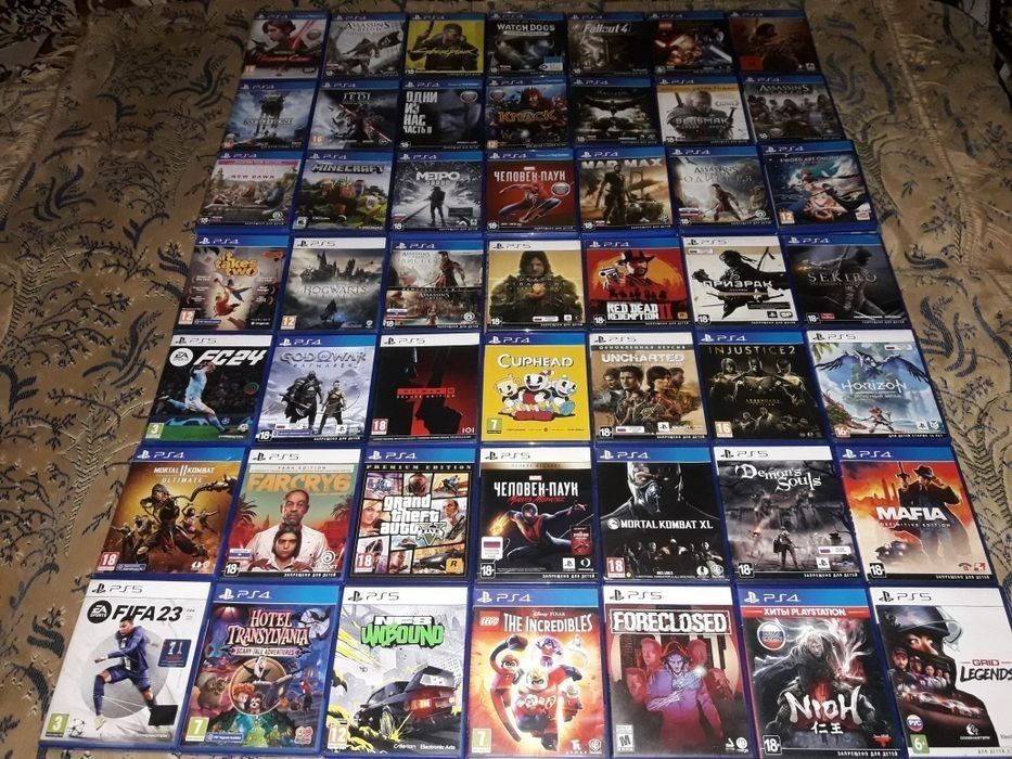 PS4, PS3, PS5 игры диски лицензионные