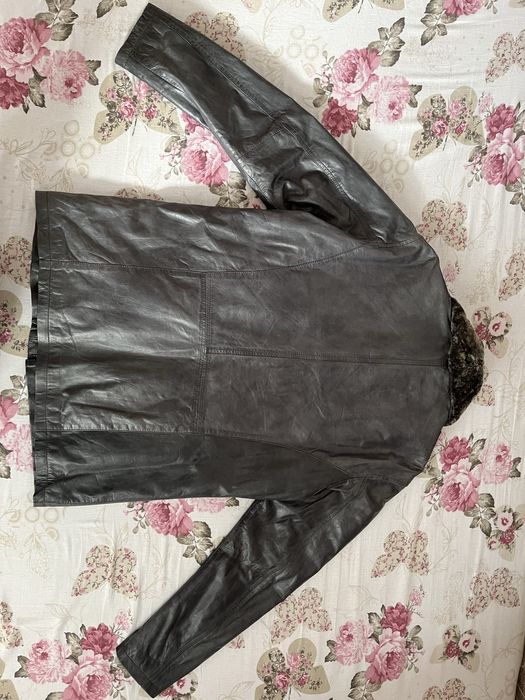 Geaca de piele Pierre Cardin