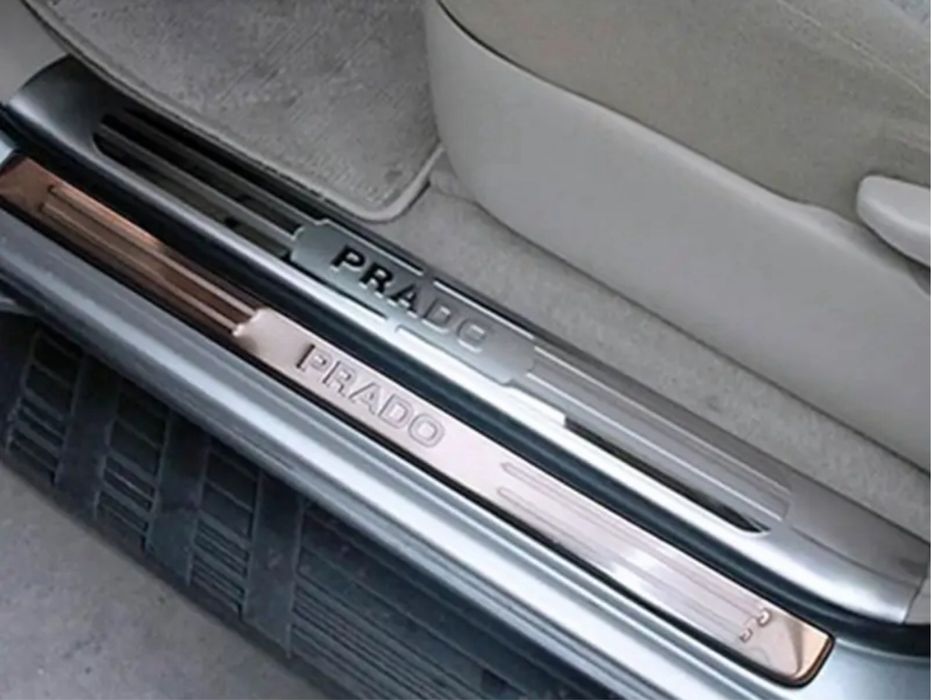 Молдинги стекольные Прадо120 пыльники мотора защита двигателя спойлер