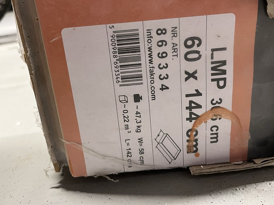 Scara pod mansarda FAKRO LMP inaltime 366 cm/3.66 m, izolatie 3cm