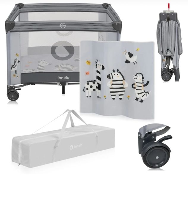 Tarc de joaca Lorelli - Game Zone, Grey Fun