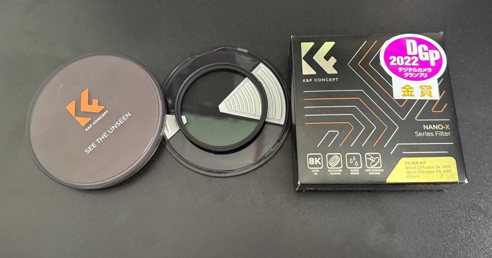 Filtru Black Mist K&F Concept 67mm Black Diffusion 1/8