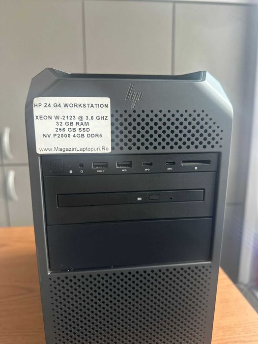 HP Z4 G4 Workstation W-2123-32Gb Ram-256Gb Ssd-NVidia P2000
