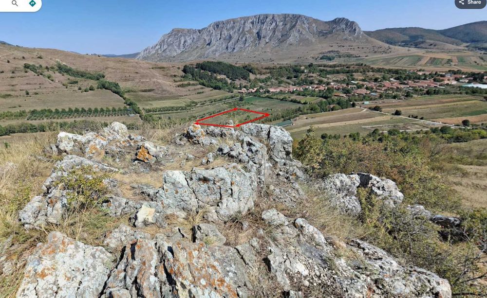 Vând teren Colțești 17.000 mp – lângă Piatra Secuiului și Cetatea Trascăului