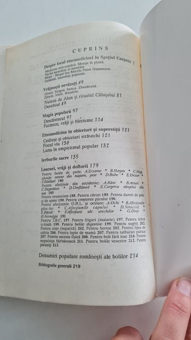 Leacuri si remedii magice din Carpati Cornel Dan Niculae  1995
Publicata in 199