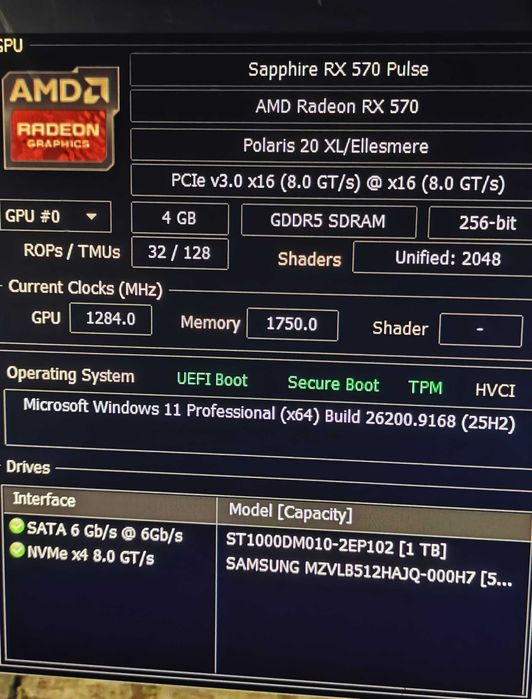 Sapphire Pulse RX 570 4GB