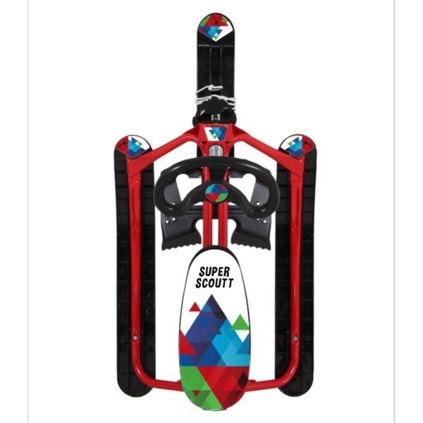 Зимна шейна с предни и задни ски