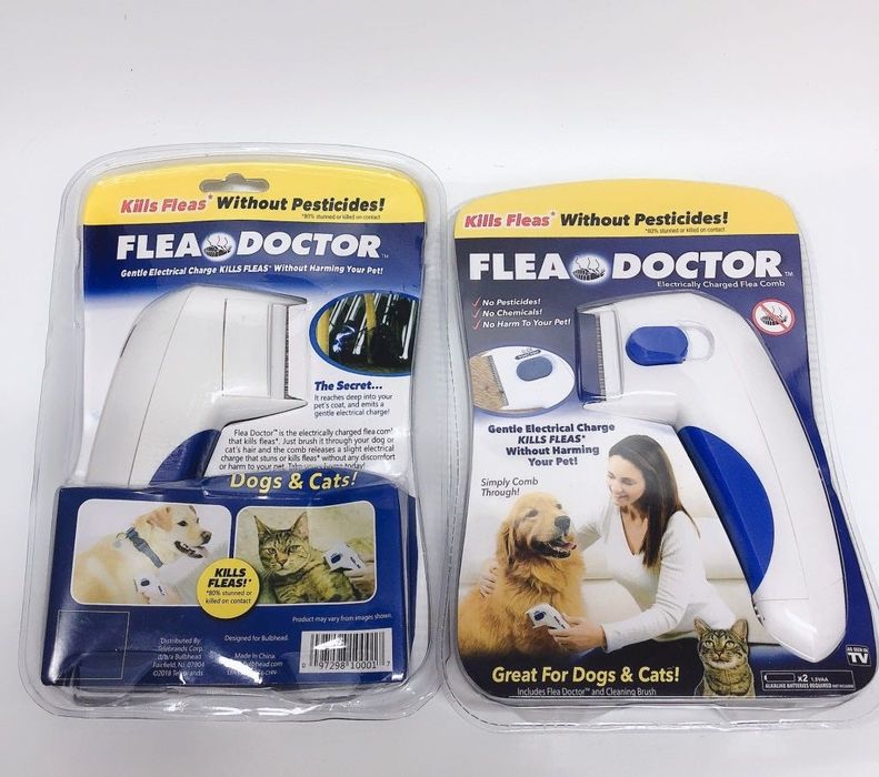 Електрически гребен за убиване и почистване от бълхи на домашни животни