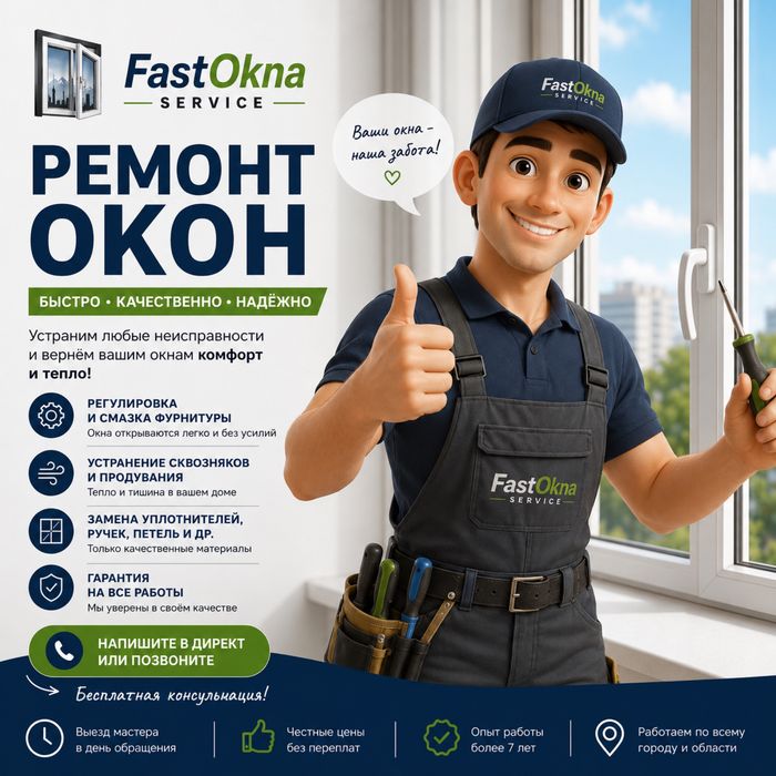 Ремонт Окна Fast okna service