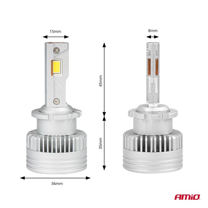 крушки диодни hid to led conversion kit white d2s d2r d4s d4r ...