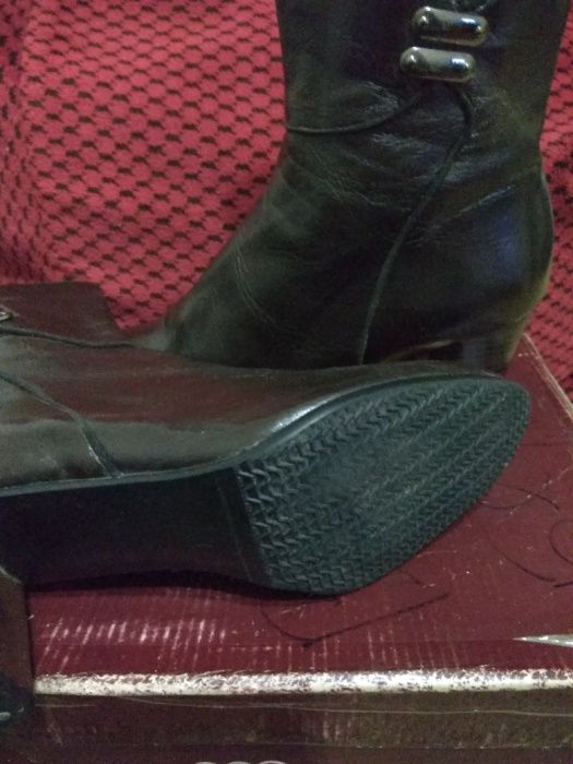 Сапоги кожанные