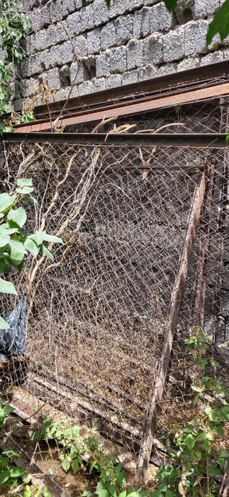 Секции забора 2×3м/мощные советские уголки/сетка рабица