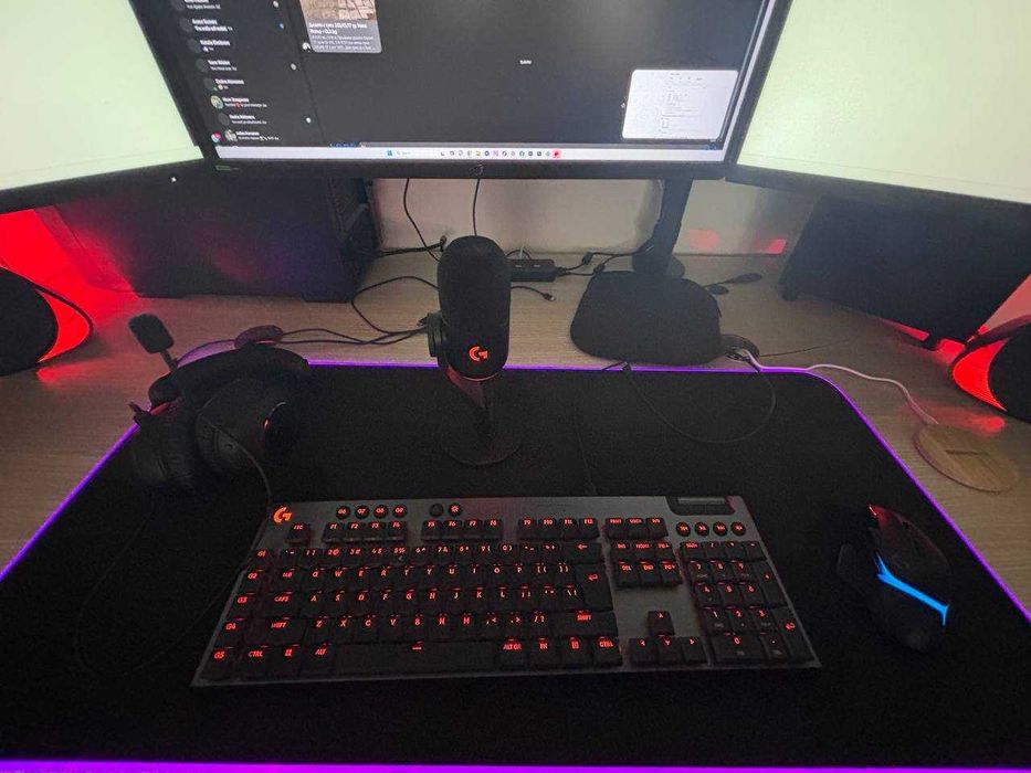 Гейминг сет 9700X + RX 7900XT + 3монитора 27" QHD + Logitech переферия