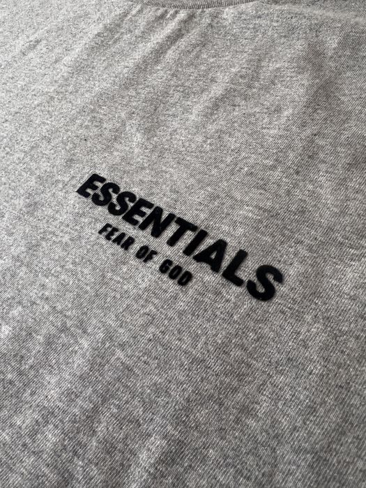 Тениска ESSENTIALS- Oatmeal grey
