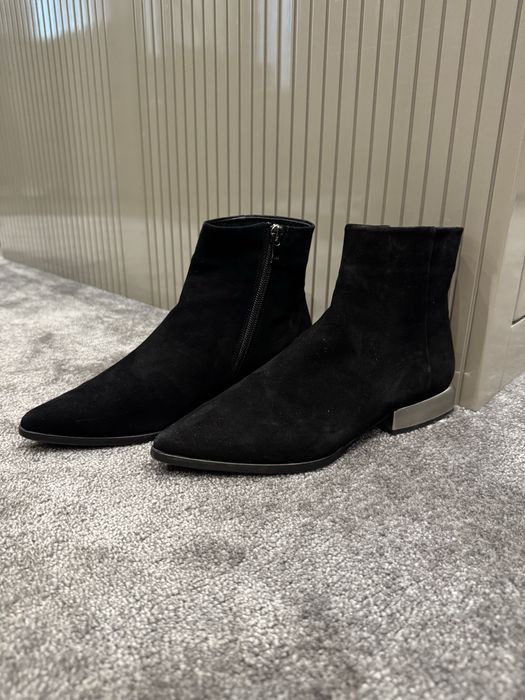 Дамски боти от естествен велур