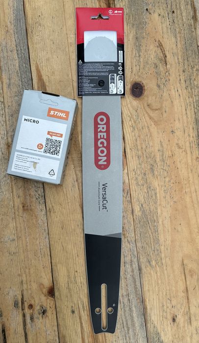 Sina profesionala Oregon cu lant Stihl noua.