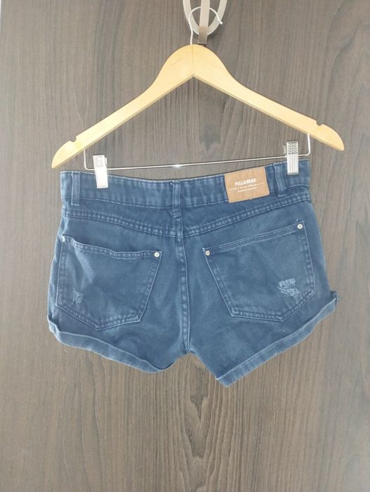 2 чифта къси панталони дънкови бели и тъмно сини