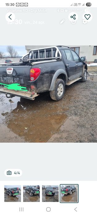 Mitsubishi L200 2006 diesel, 3.950 € — imagine 2