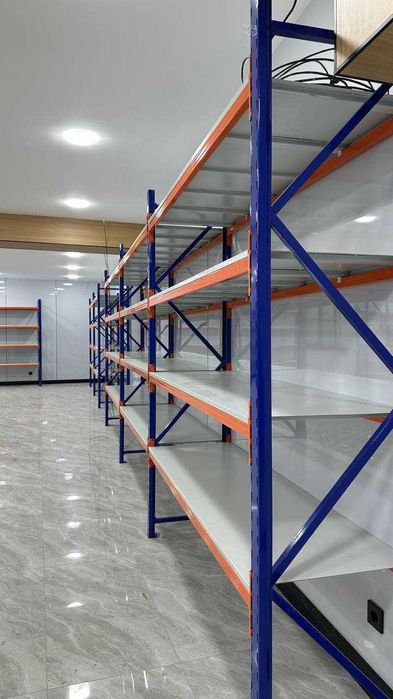 Полочные стеллажи, Складские стеллажи с полками, склад. стелаж stelaj