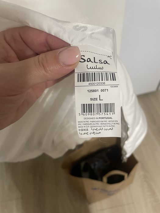 Дамско зимно палто Salsa (3 в 1) – Бяло – Размер L – Като ново!