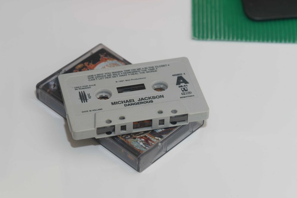Caseta audio originala-Michael Jackson -Dangerous 1991