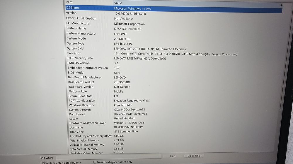 Lenovo ThinkPad E15 Gen2 I5