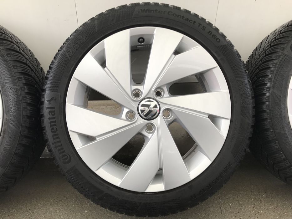 Jante Roți 17 VW Caddy Touran Golf 8 7 6 5 Anvelope iarna 205 50 R17