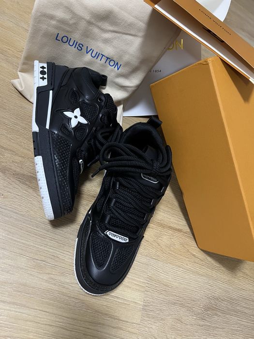 Adidasi LV Louis Vuitton SKATE Shoes Black/White 42/43