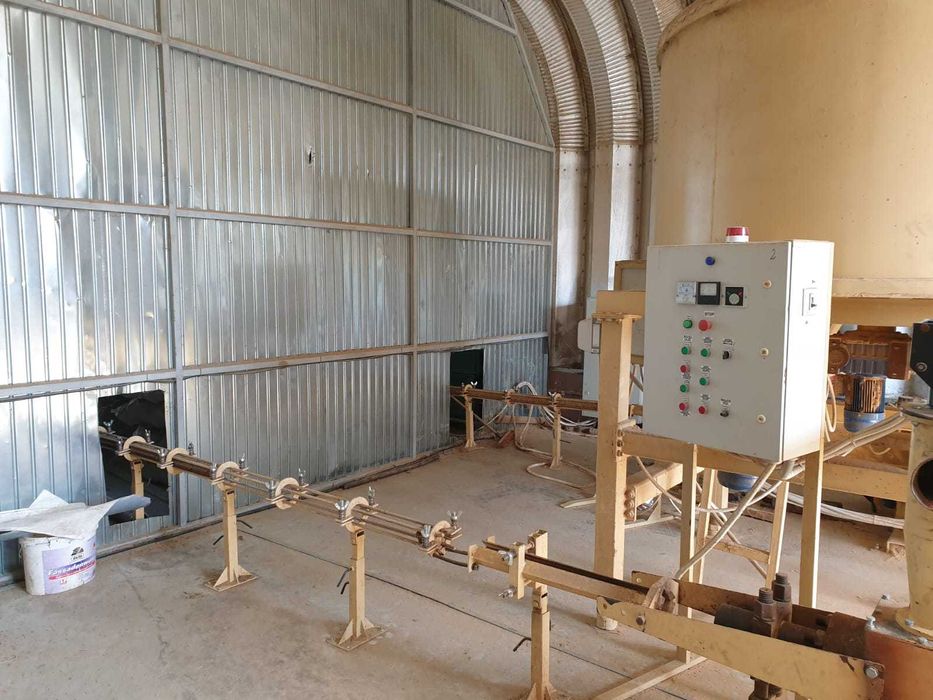 Linie de fabricație brichete din deșeuri  vegetale vand/ schimb cu buldoexcator