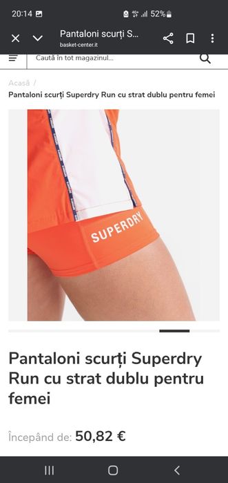 Pantaloni scurți damă SuperDry Run
