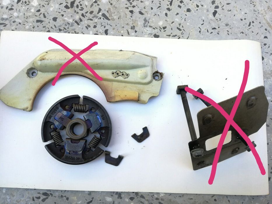 Продавам части за моторен трион/резачка STIHL MS 250