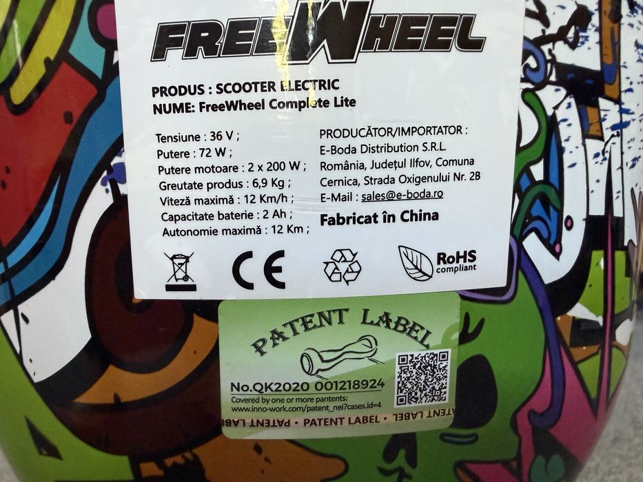 Hoverboard Freewheel Complete Lite