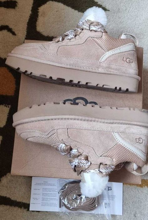 Adidasi/Botine UGG Lowmel Sand, dama, marimea EU 41, US 8, UK 7