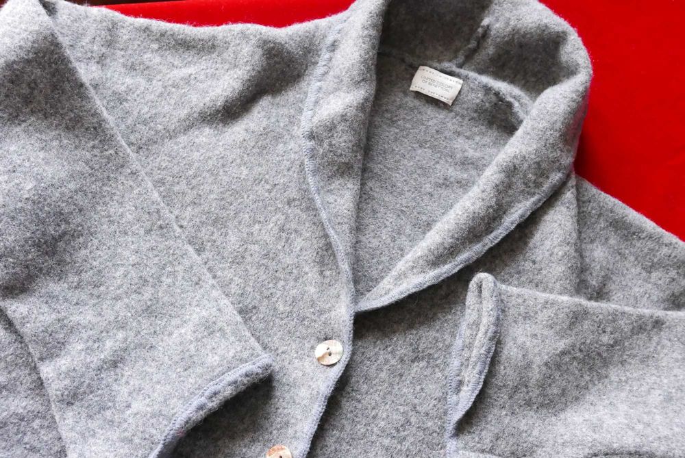 Jacheta din lana United Colors of Benetton - oversized - Made in Italy