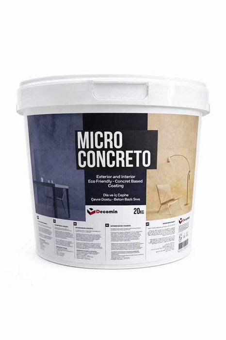 Microciment Decomin Micro Concreto 20 kg finisaj decorativ microciment