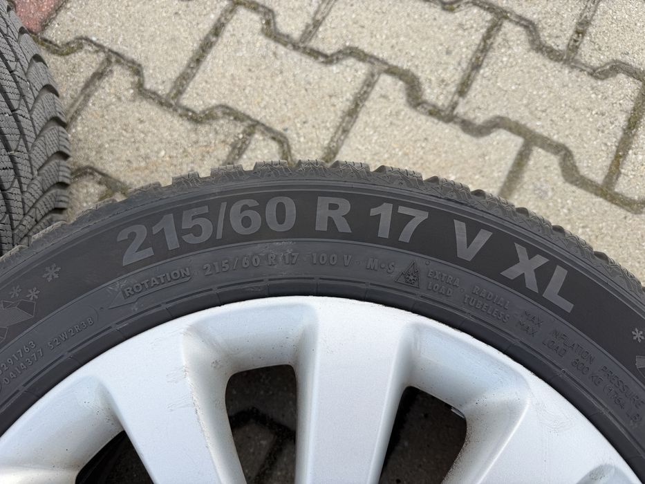 Jante Aluminiu Opel Mokka Anvelope Iarna 215 60 17