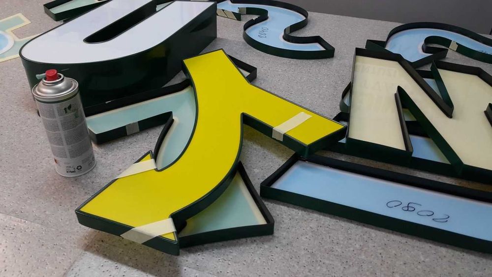 Reklama /Объёмные буквы/Yonadigan Harf/Banner