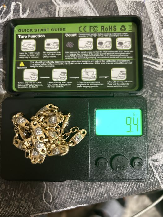 Lant aur 14 k la doar 410 lei pe gram se da cu sau fara cruce