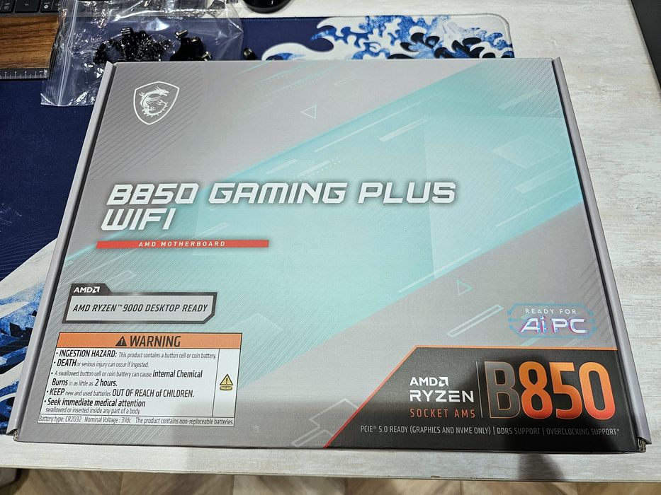 мат платы Asus ROG, Msi X870 и B850