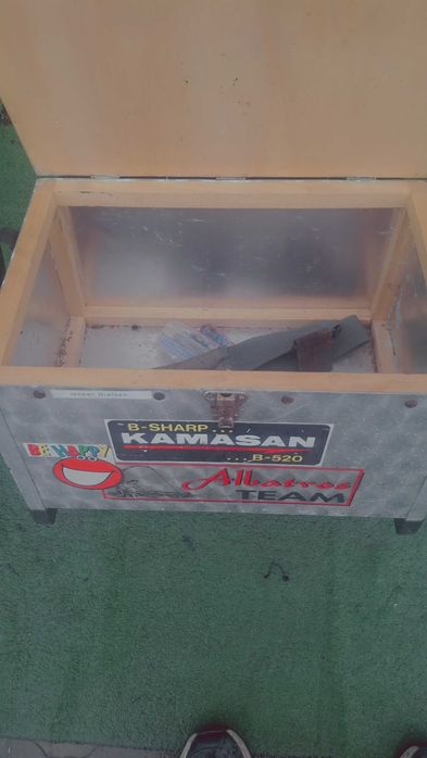 Рибарски стол алуминев и дърво