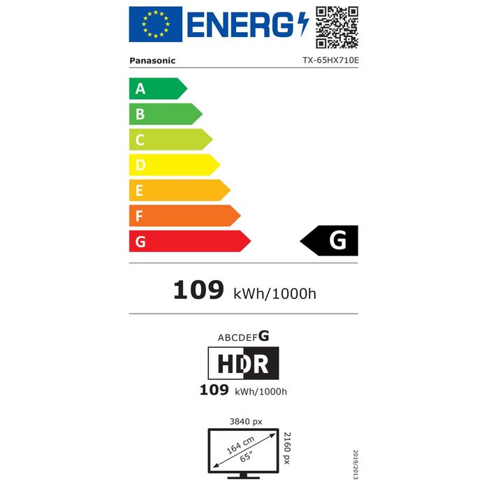 Телевизор Panasonic TX-65HX710E (65 инча / 164 см) – 4K Ultra HD Smart TV