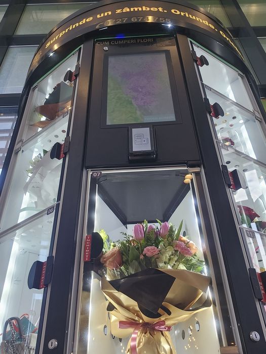 Vendomat Automat Buchetomat vânzare flori