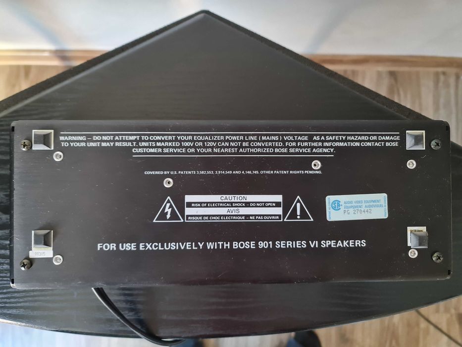 Bose 901 series VI speakers Pair with Equaliser