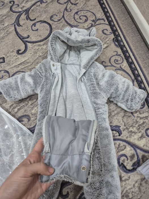 Теплый Комбинизон для младенца,