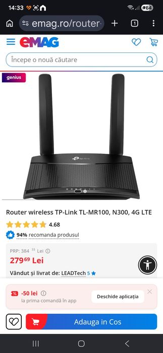 Router 4G LTE Tp-Link