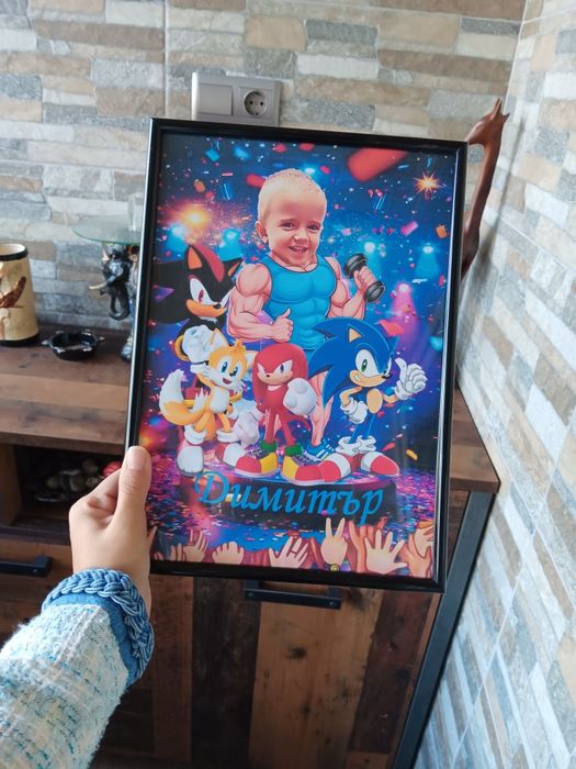 Карикатура, Грамота за учителка,приятелка и т.н