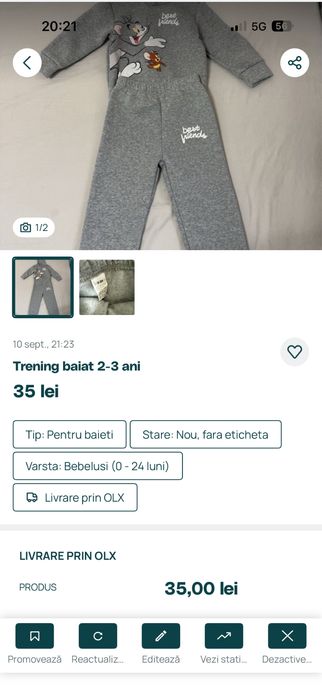 Masina electrica copii si trening